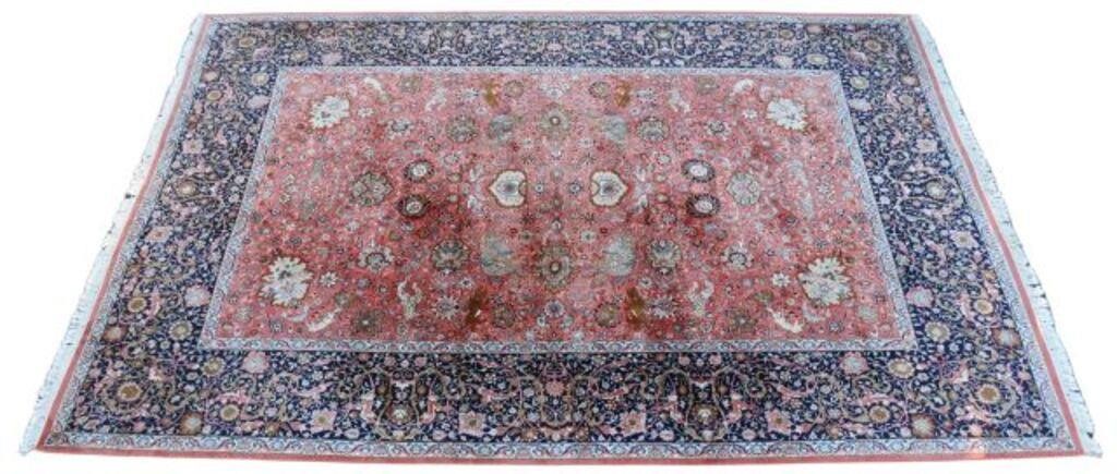 HAND TIED KASHMIR RUG INDIA 13 9 75  356352