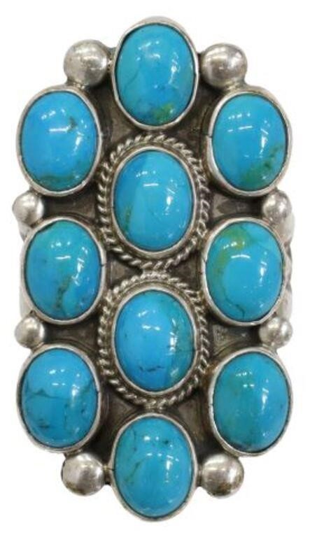 NATIVE AMERICAN STERLING TURQUOISE 356381