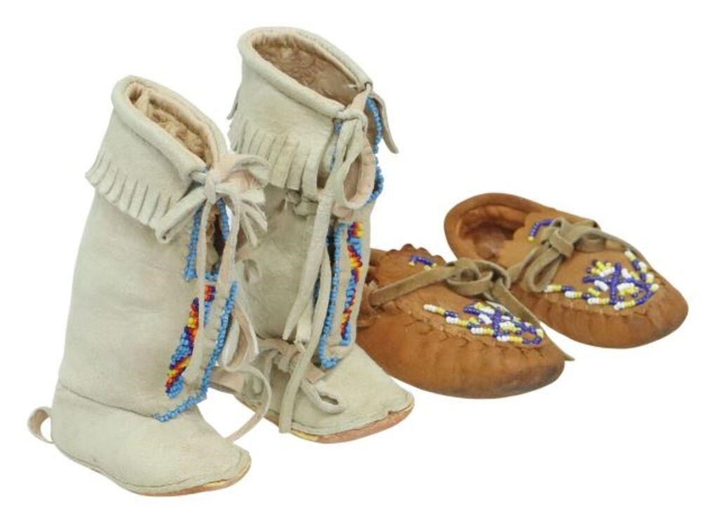 (4) NATIVE AMERICAN STYLE CHILDS BEADED