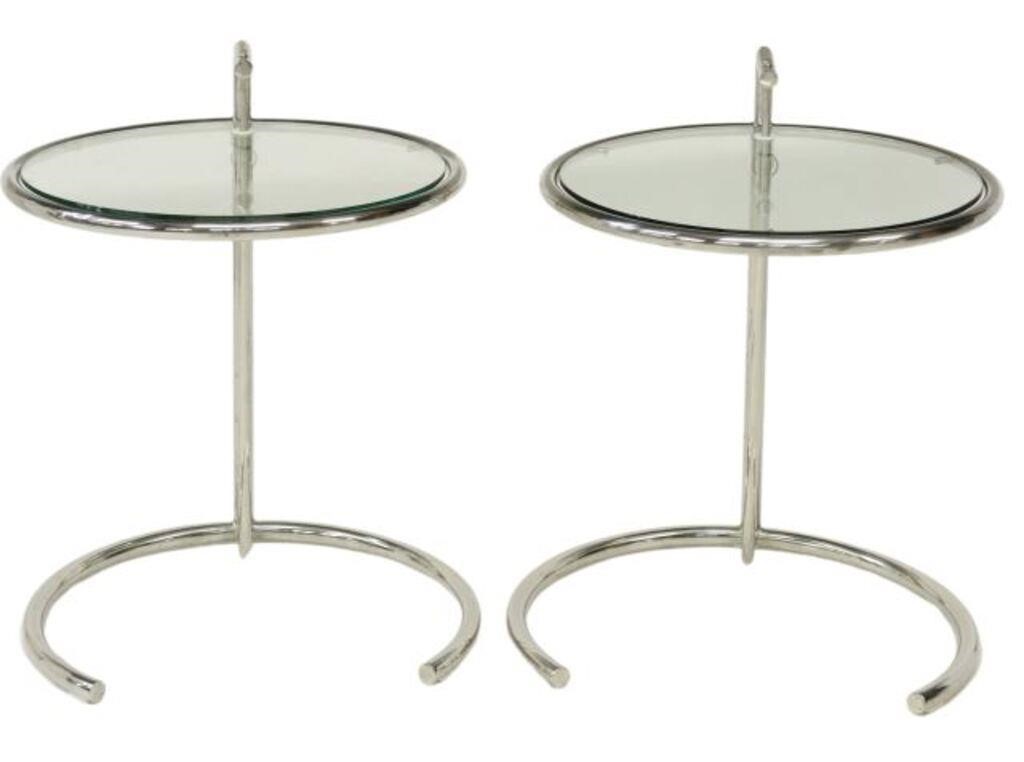 2) EILEEN GRAY STYLE HEIGHT-ADJUSTABLE