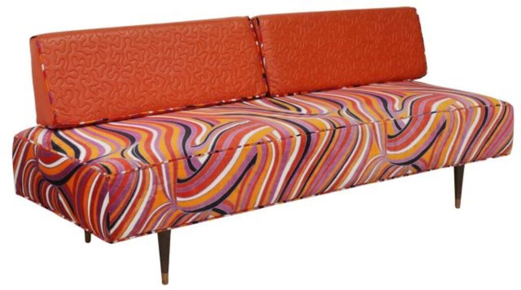 MID-CENTURY MODERN UPHOLSTERED