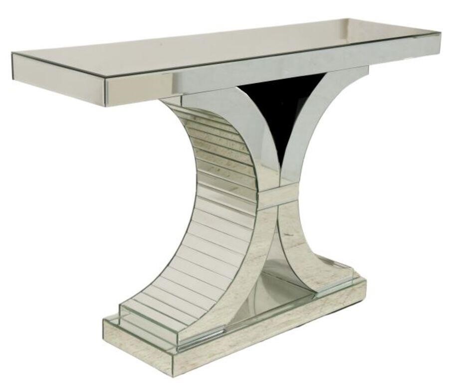 CONTEMPORARY MIRRORED CONSOLE TABLEContemporary 356482