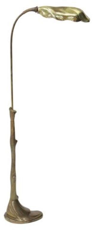 ART DECO STYLE BRASS SINGLE LIGHT 3564cf