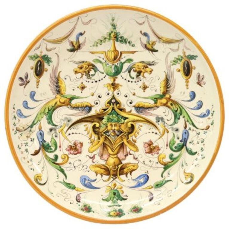 ITALIAN RAFFAELLESCO MAJOLICA WALL