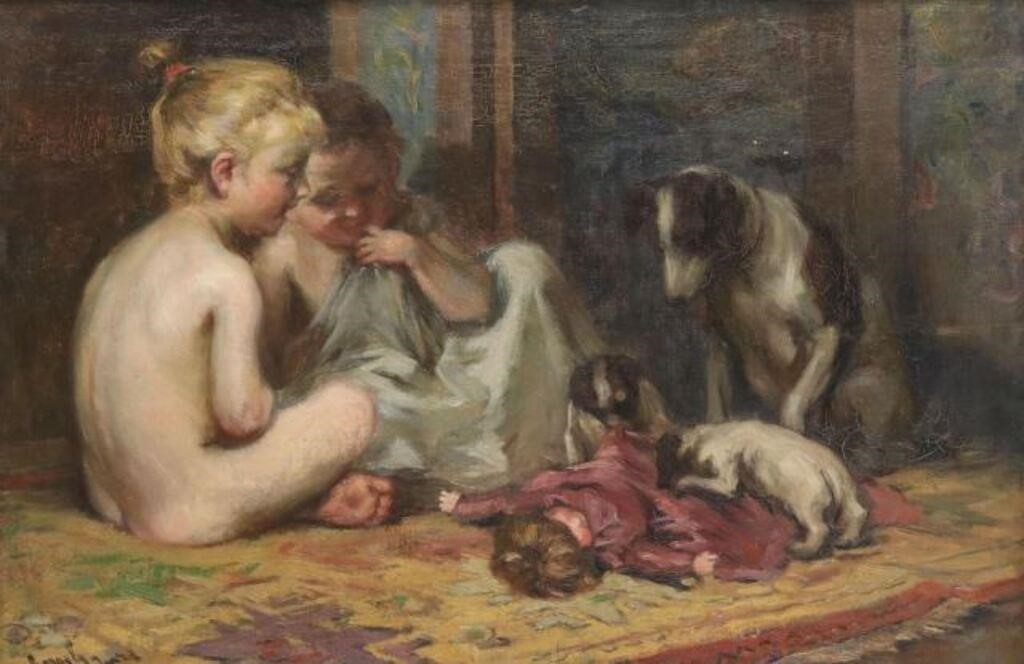 IMRE GERGELY (1868-1914) CHILDREN &