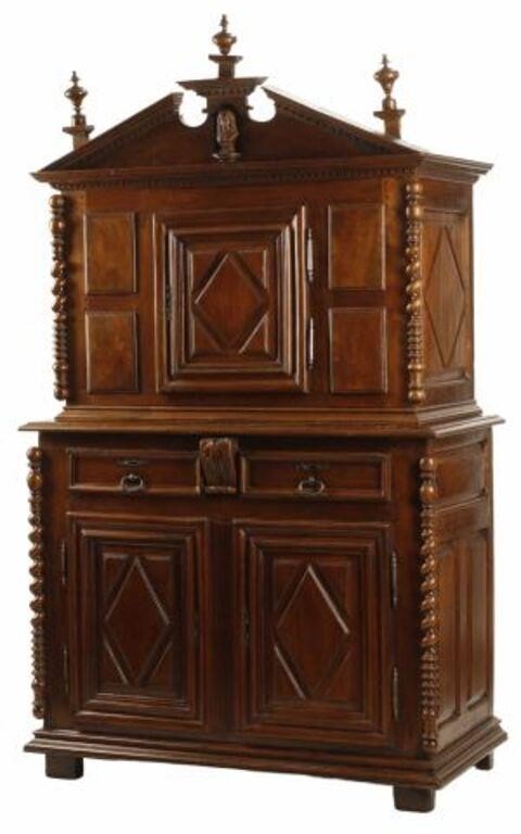 FRENCH PROVINCIAL CABINET, 89"HFrench