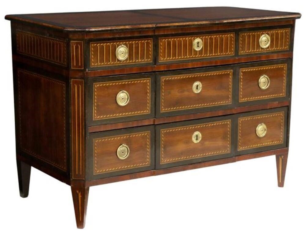 FINE FRENCH LOUIS XVI STYLE THREE DRAWER 356631