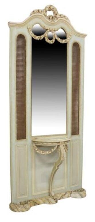 LOUIS XVI STYLE PAINTED MIRRORED 356658