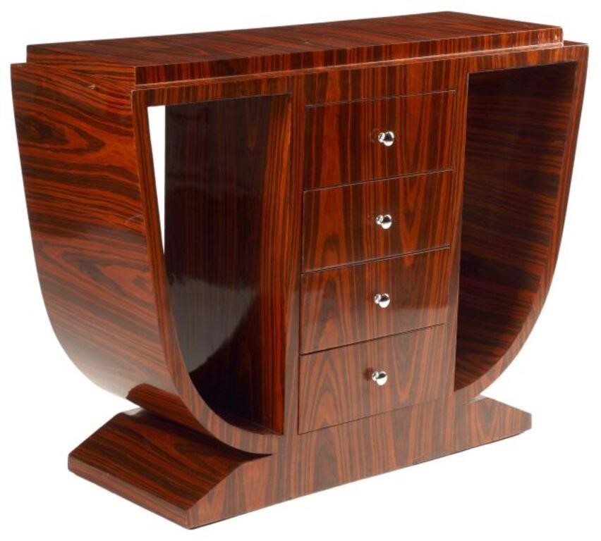 ART DECO STYLE CONSOLE CABINETArt