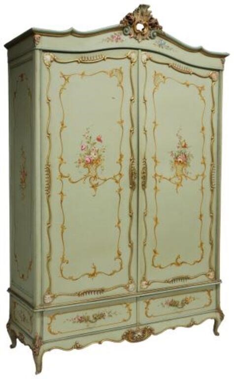 LOUIS XV STYLE PAINT DECORATED