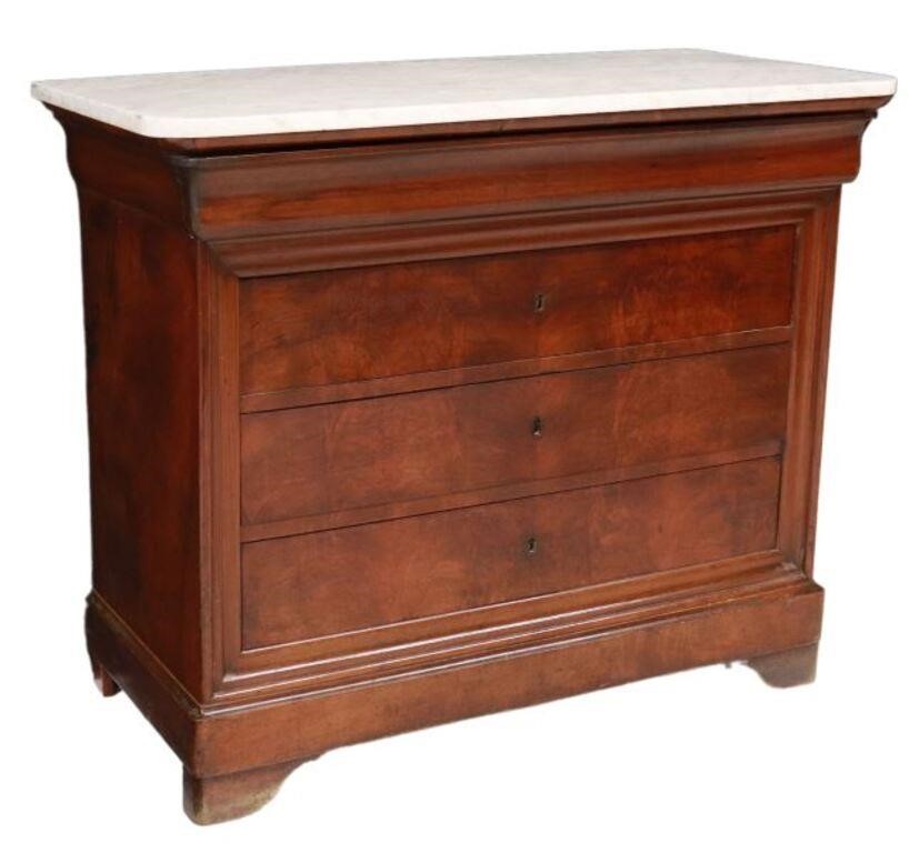 FRENCH LOUIS PHILIPPE MARBLE TOP 356674