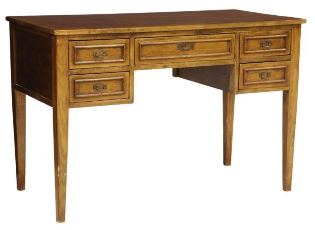 FRENCH PANELED WRITING DESKFrench