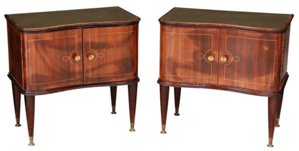 2 ITALIAN MID CENTURY MODERN ROSEWOOD 35672f