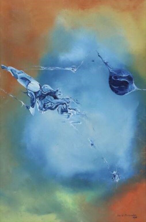 HAROLD BRINGANDNER ABSTRACT PAINTING,