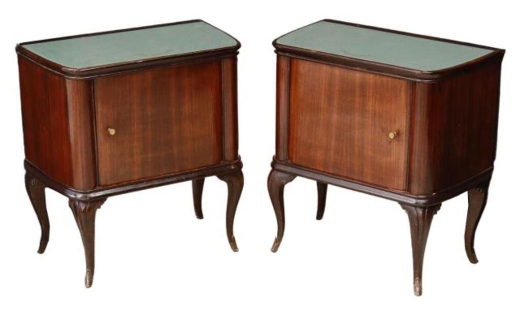 (2) MID-CENTURY MODERN ROSEWOOD