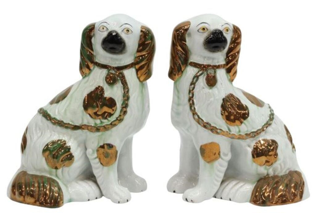 (2) ENGLISH VICTORIAN STAFFORDSHIRE