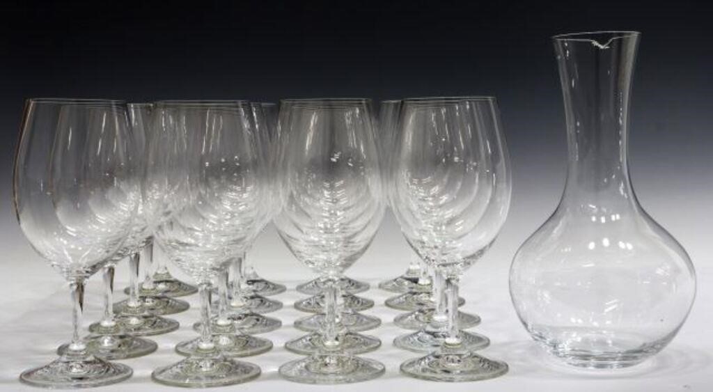  21 RIEDEL COLORLESS GLASS STEMWARE 3567c6