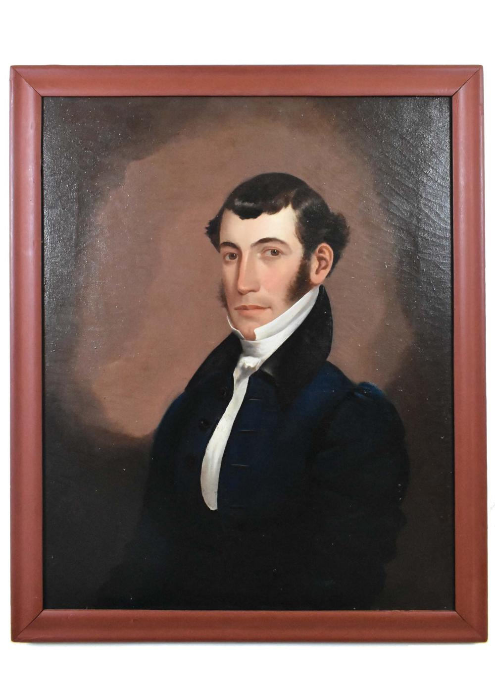 AMERICAN SCHOOL PORTRAIT OF A MAN