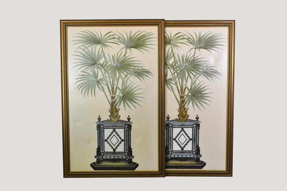 PAIR OF NEO CLASSICAL STYLE PAINTED 35417e