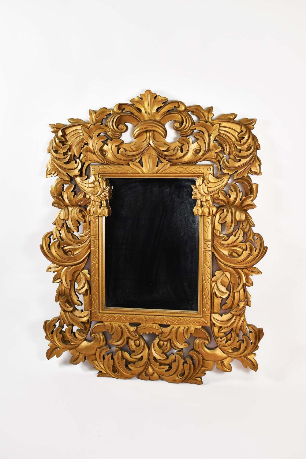 BAROQUE STYLE GILT PAINTED WOOD