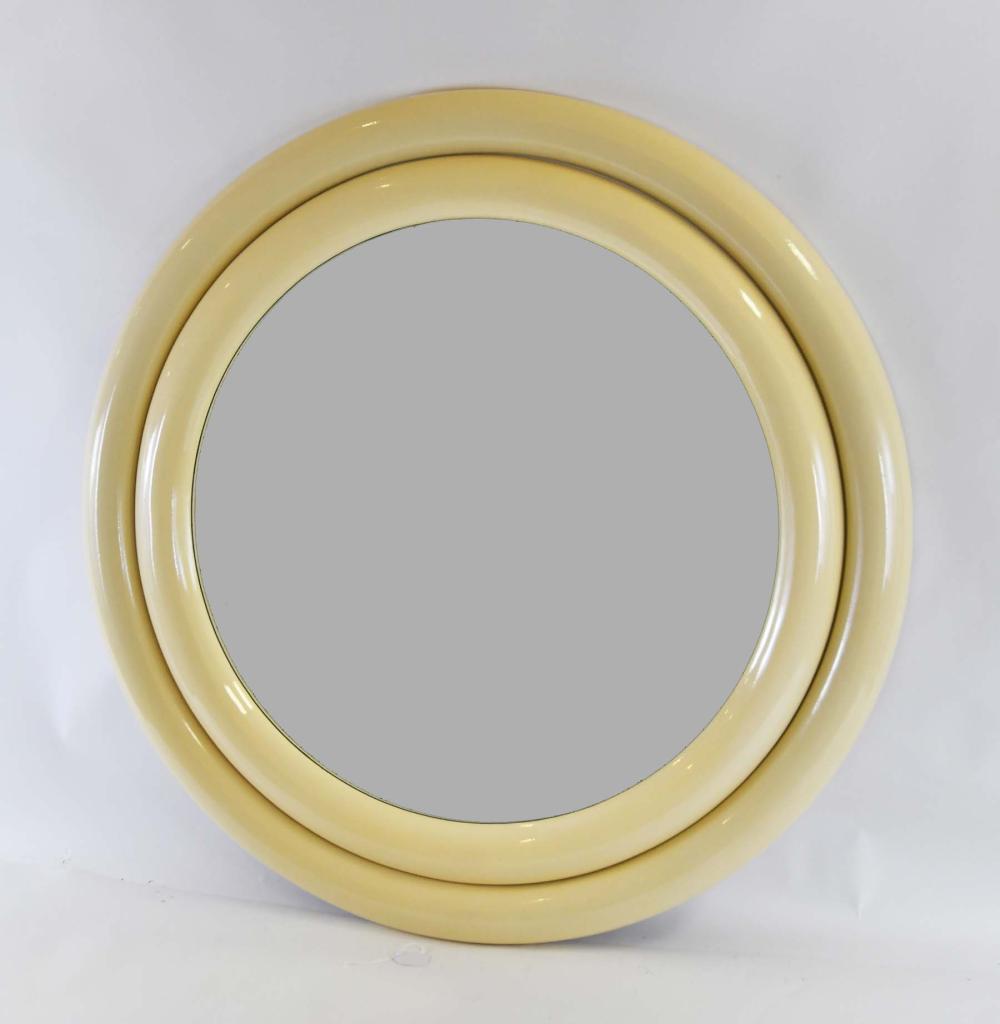 CONTEMPORARY CREAM LACQUER CIRCULAR 35430f