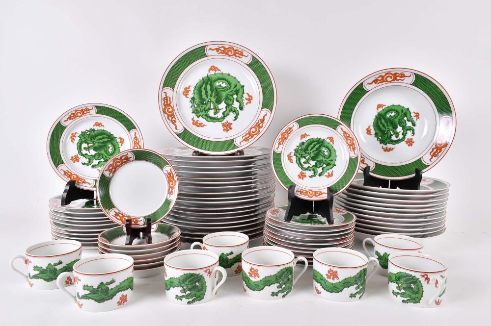 FITZ & FLOYD DRAGON CREST PORCELAIN