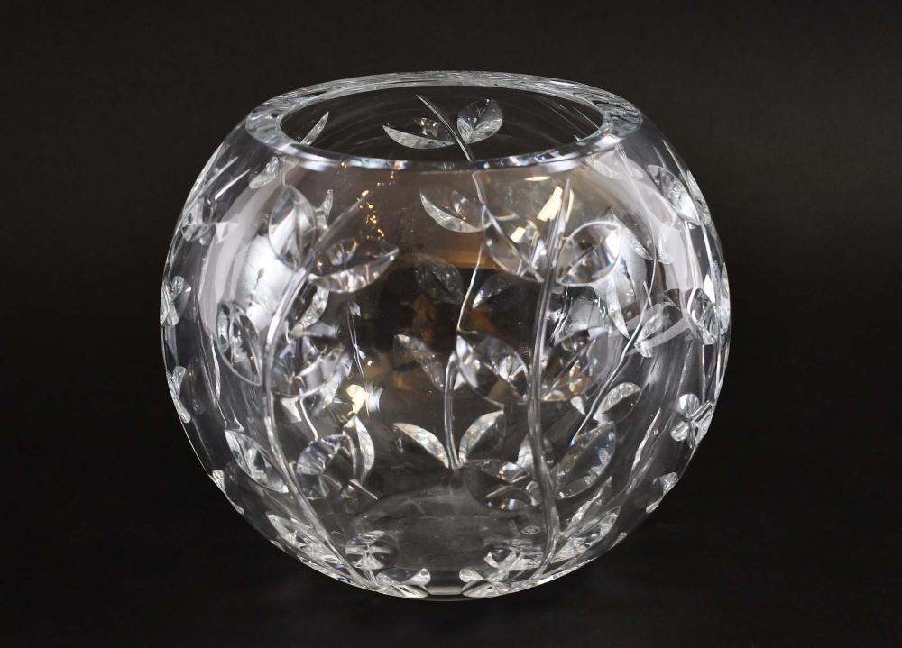 TIFFANY & CO. COLORLESS GLASS SPHERICAL