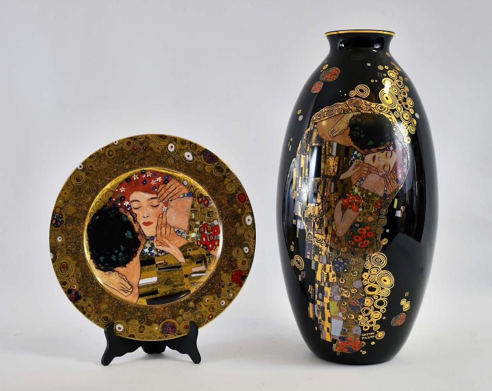 TWO CONTEMPORARY GOEBEL KLIMT RELATED 354390
