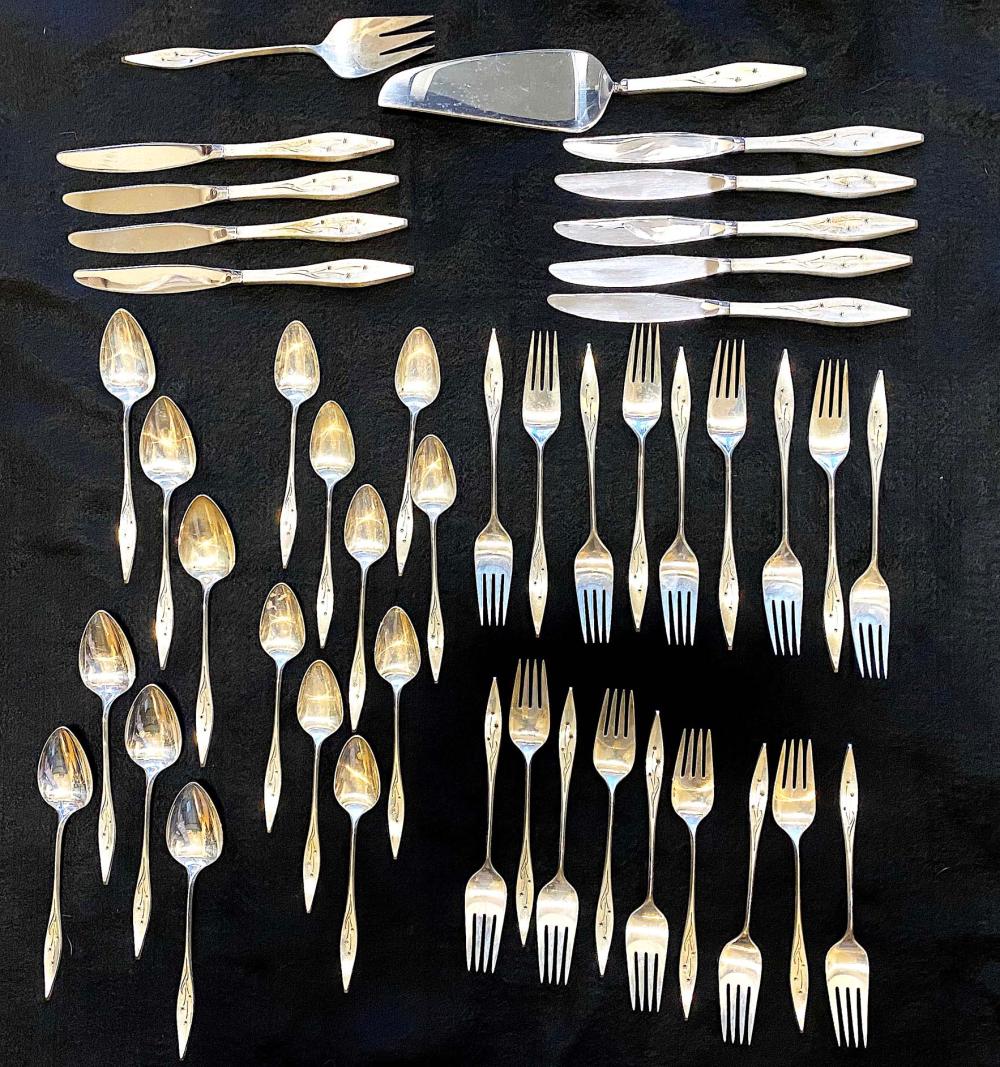 AMERICAN STERLING SILVER PART FLATWARE 3543a1