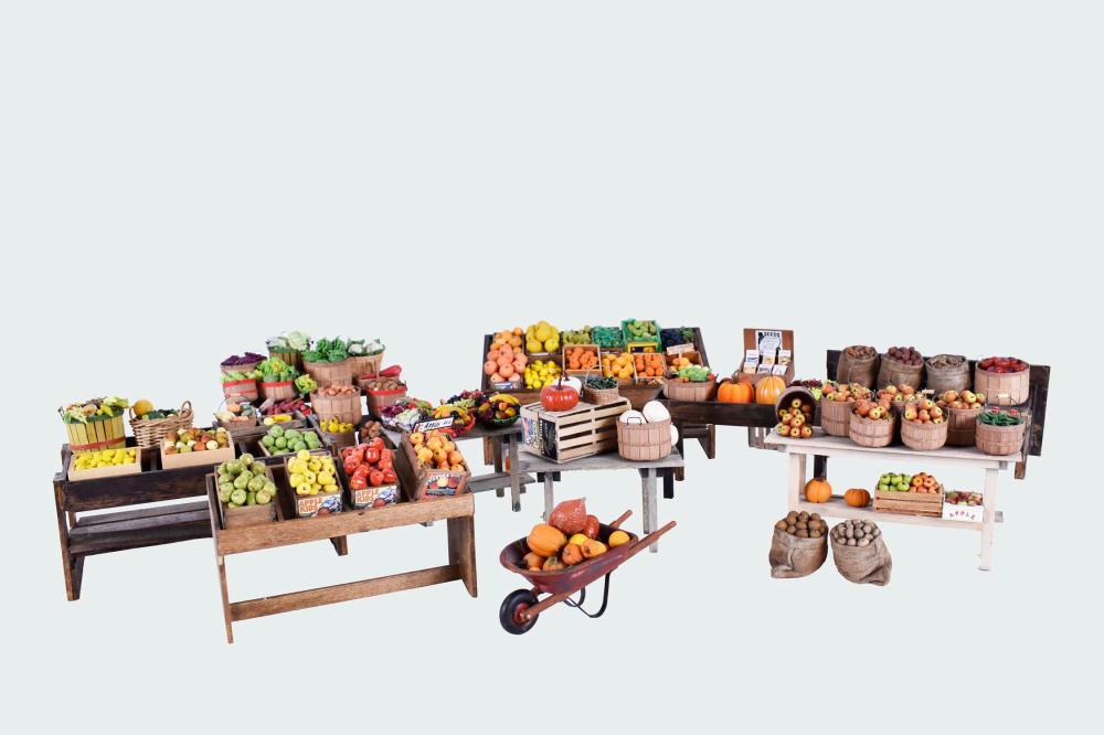 LARGE ASSORTMENT OF COUNTRY FARM STAND