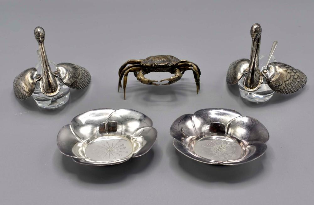 GROUP OF JAPANESE SILVER TABLE