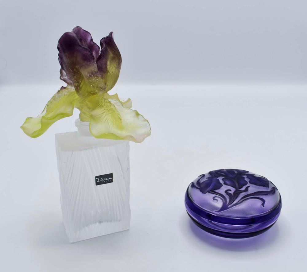 DAUM FROSTED GLASS PERFUME BOTTLETogether