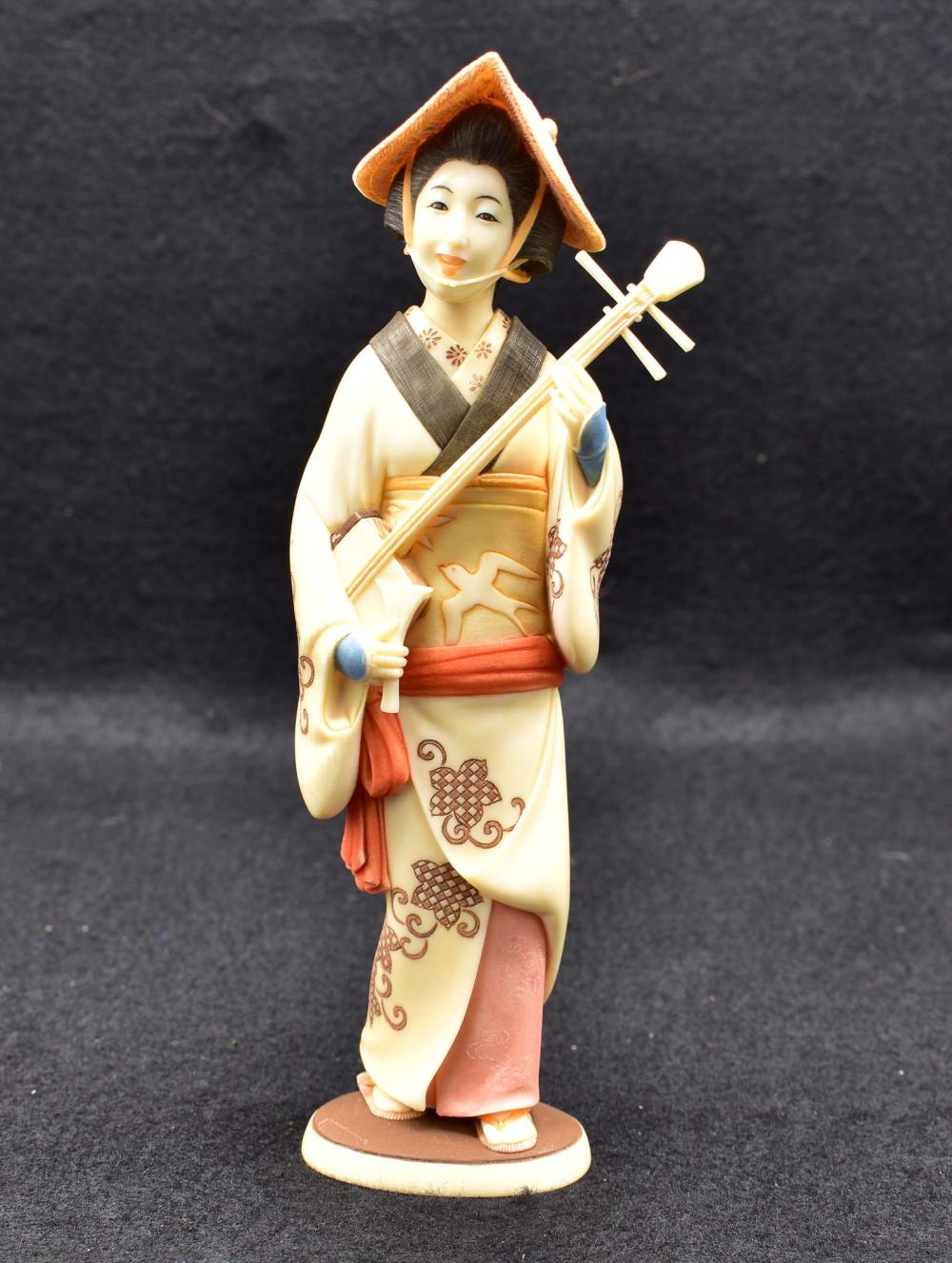 JAPANESE POLYCHROME OKIMONO OF 354559