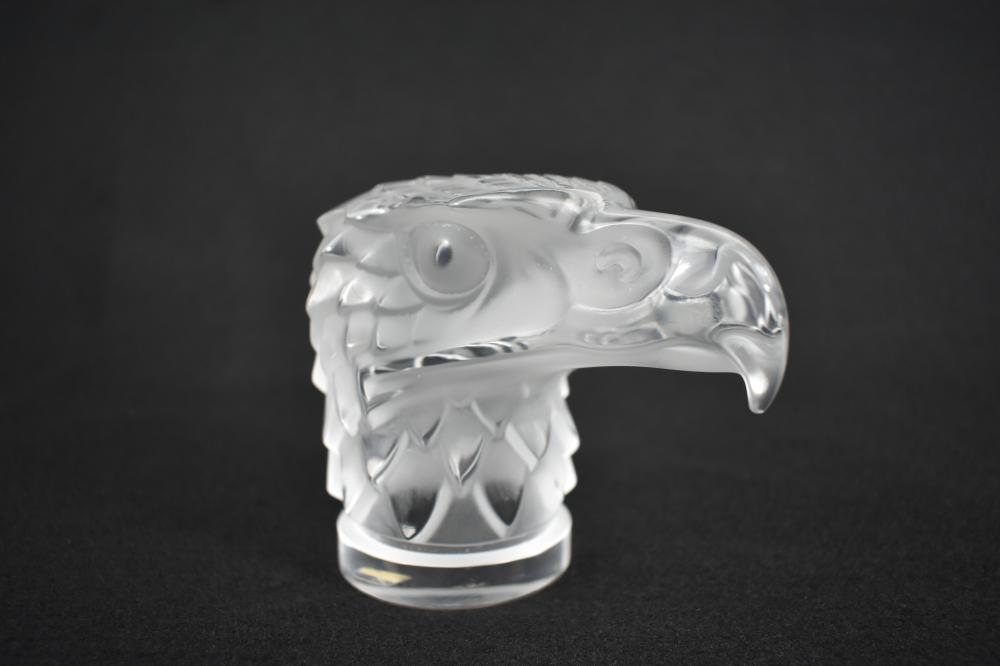 LARGE LALIQUE COLORLESS GLASS EAGLE 3546b7