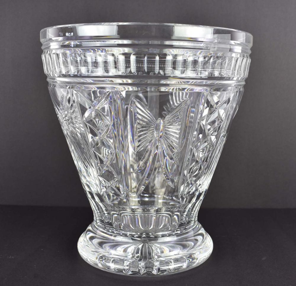 LARGE WATERFORD COLORLESS CUT GLASS