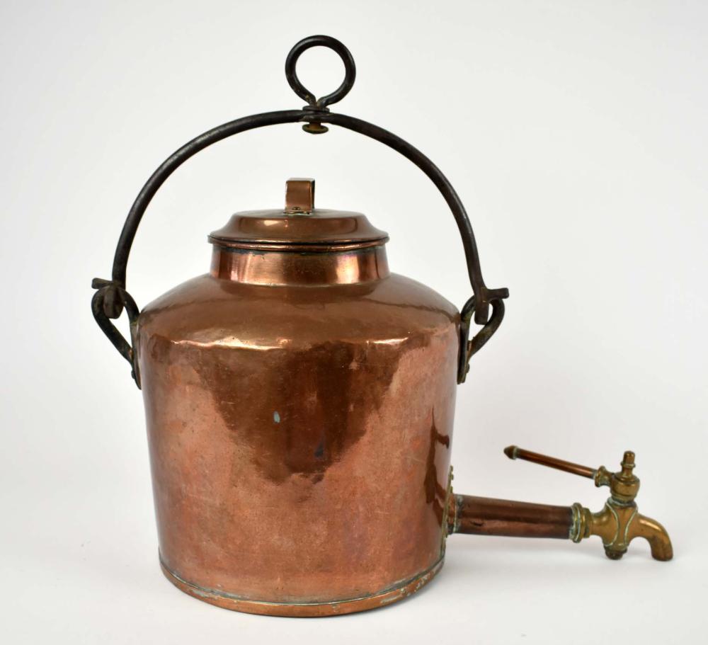 ENGLISH COPPER KETTLEProbably 19th 354765