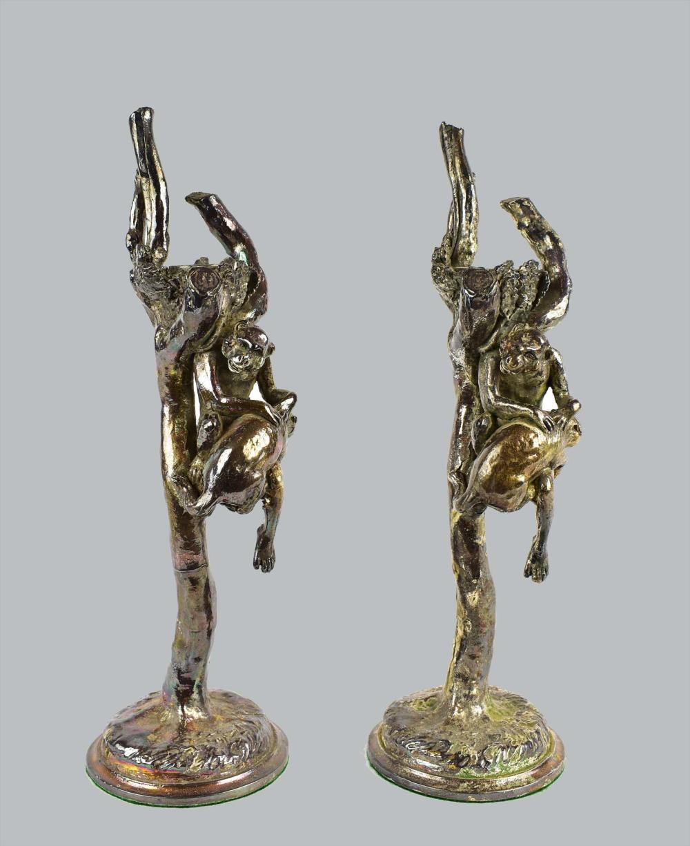 PAIR OF SILVER PLATE ON COPPER 354767
