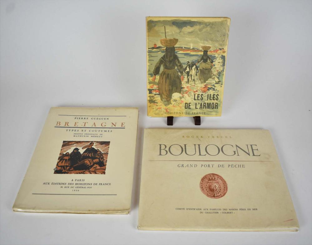 THREE VINTAGE BOOKS OF FRENCH REGIONAL 3547de