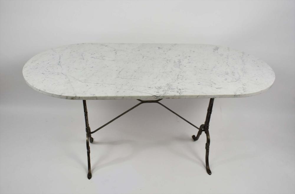 FRENCH MARBLE & STEEL BAKING TABLEFirst