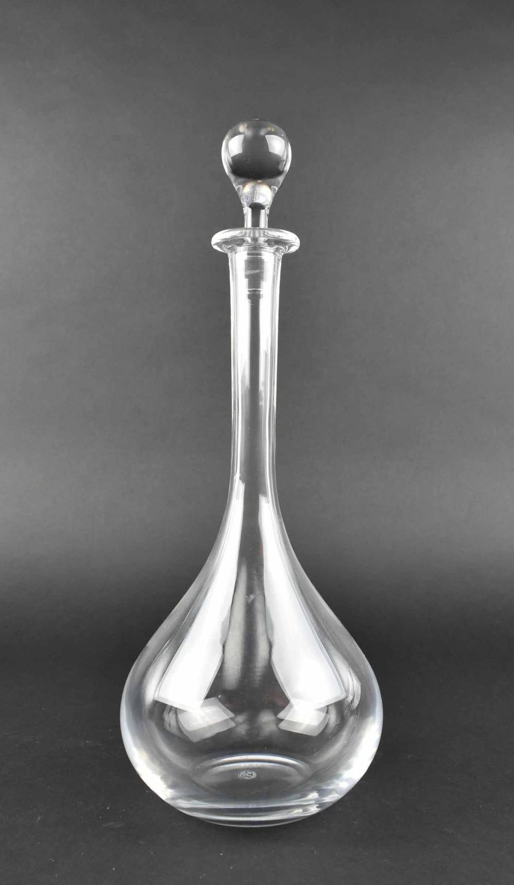 TWO BACCARAT COLORLESS GLASS VESSELSModern  354841