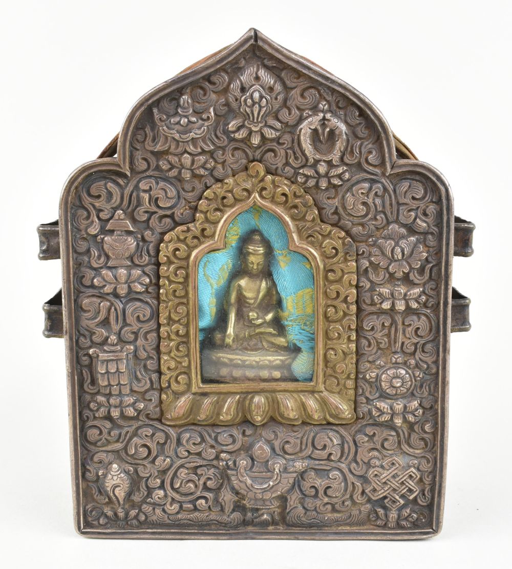 TIBETAN SILVER METAL AND BRASS