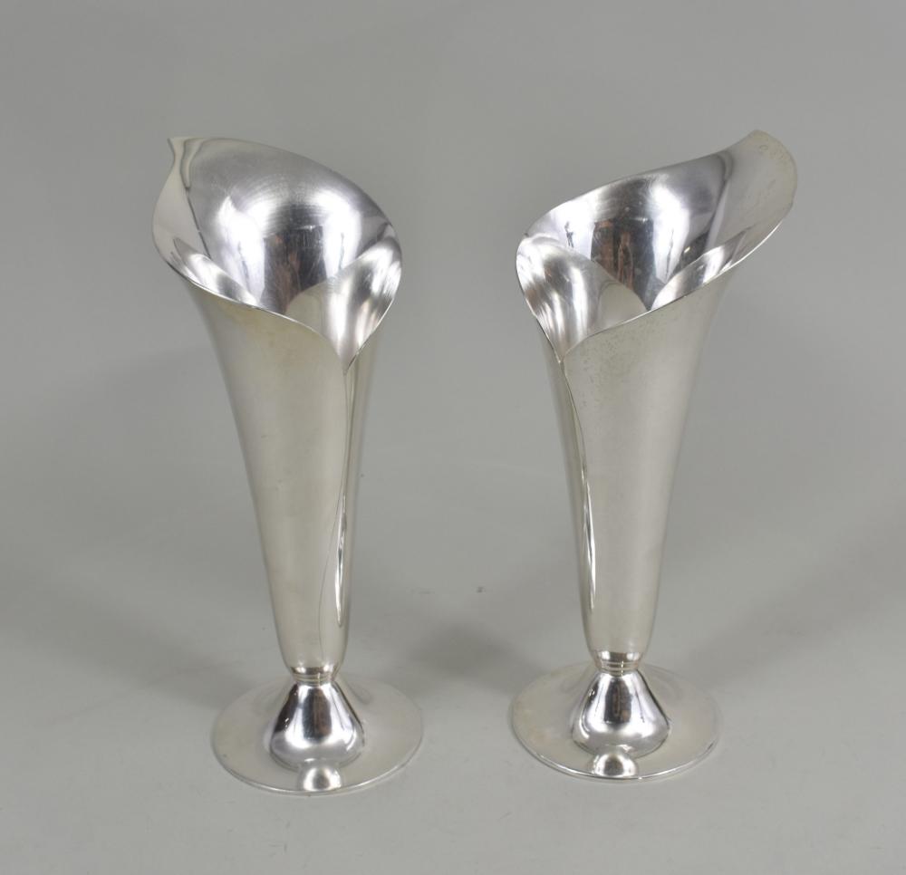 PAIR OF AMERICAN STERLING SILVER