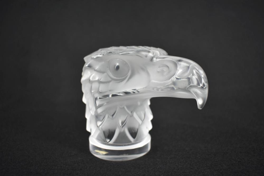 LARGE LALIQUE COLORLESS GLASS EAGLE 3548d5