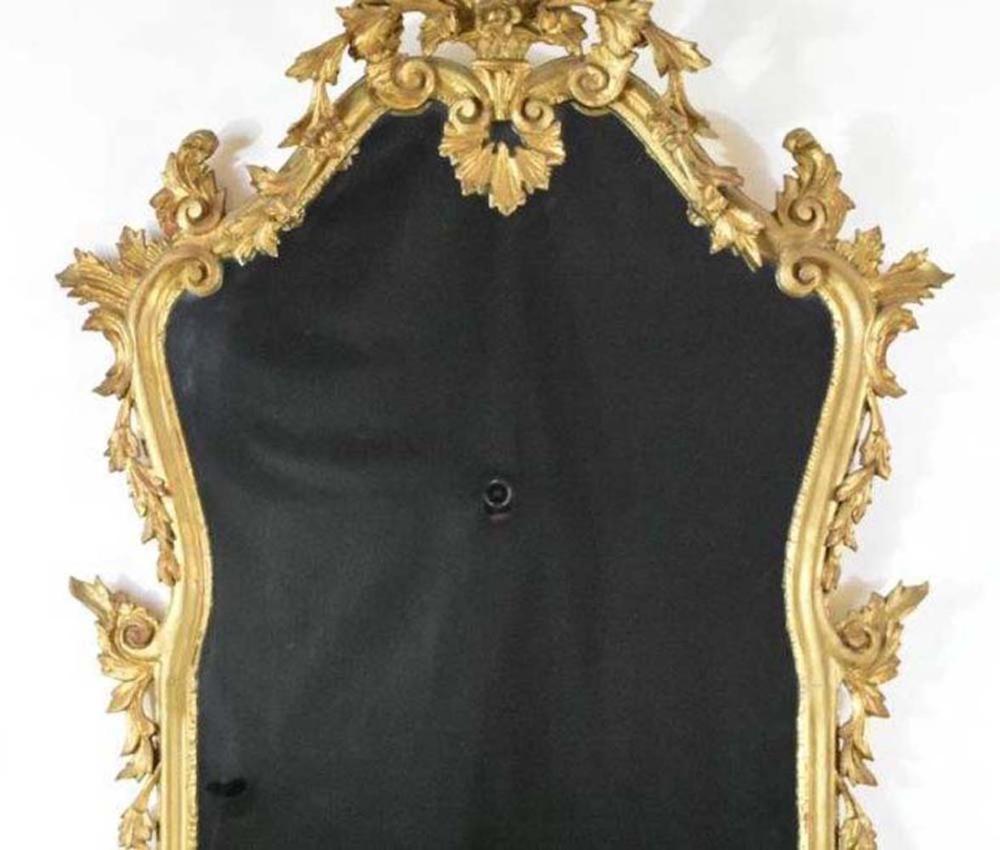 CONTINENTAL ROCOCO STYLE GILT WOOD