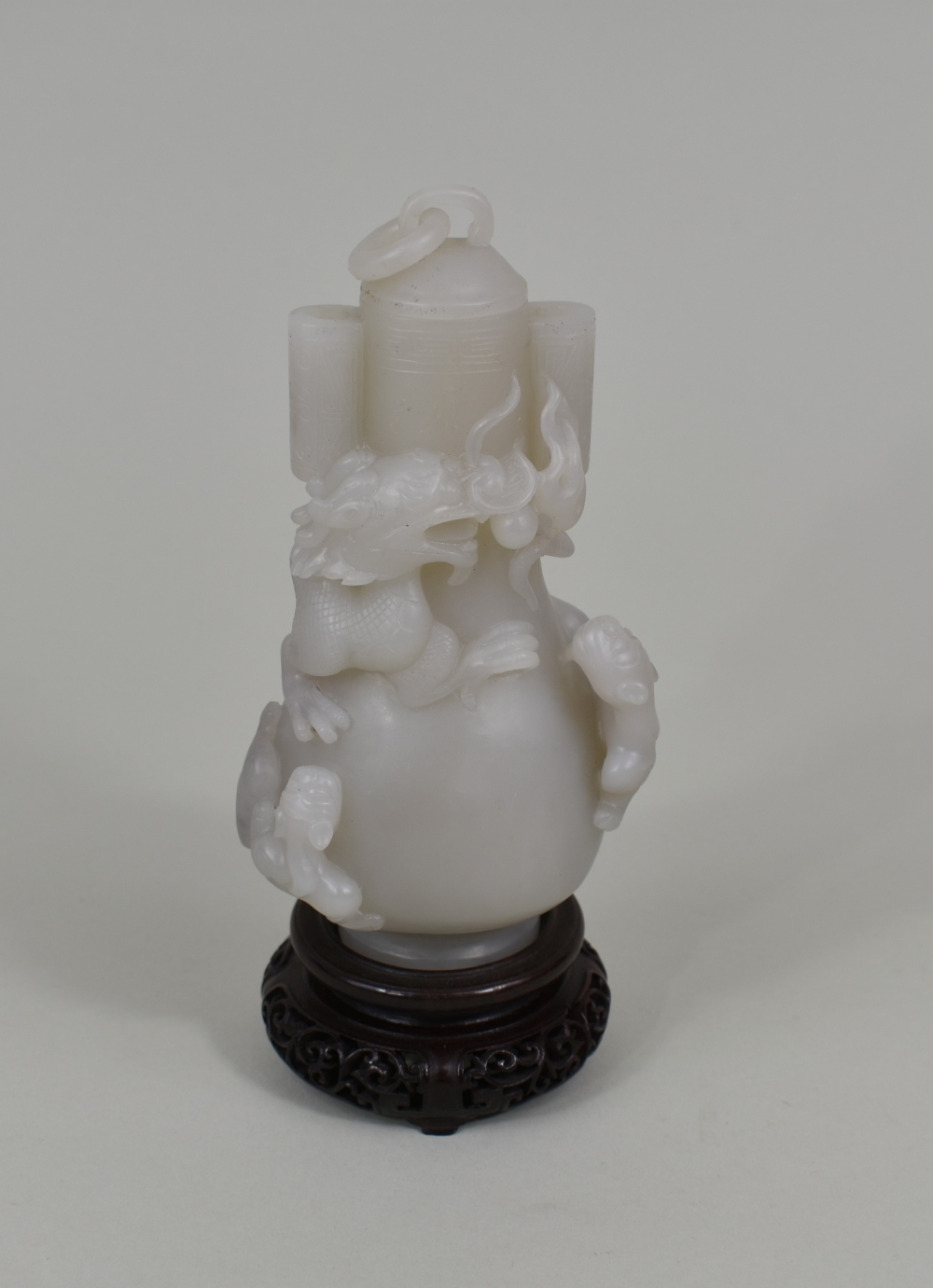 CHINESE TRANSLUCENT WHITE JADE 35495e