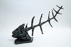 MID 20TH CENTURY BRONZE SCULPTUREPatinated 3549be