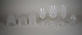 WATERFORD CUT GLASS FORTY SIX PIECE 3549b9