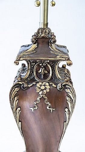 BAROQUE STYLE PARCEL CARVED AND 3549c8