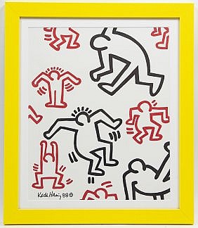 KEITH HARING (AMERICAN. 1958-1990)Attributed