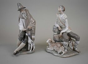 LLADRO FIGURES, A SHEPARD BOY &